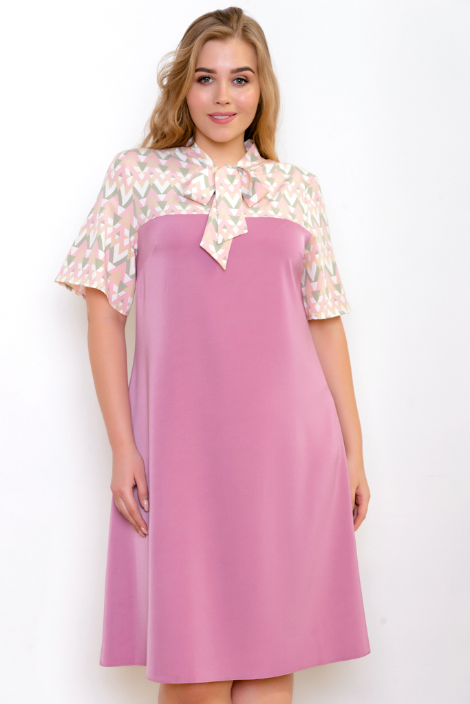 Платье Долорес (розовый) Р11-627
