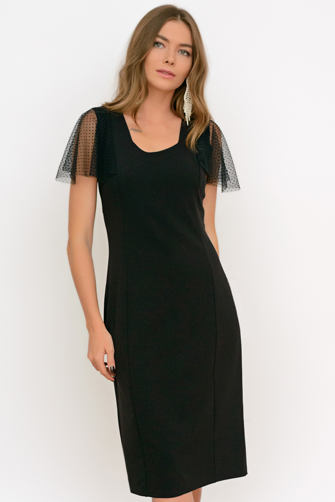 Платье Дебора (черный) Р11-818